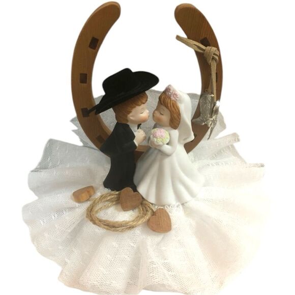 Other - Cowboy/Cowgirl wedding cake topper! Pre loved in good condition!